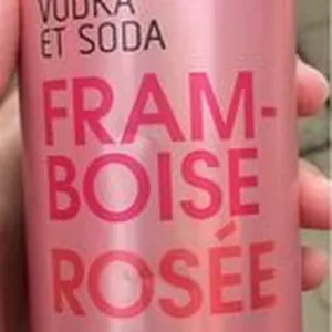 Voka soda framboise rosée