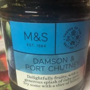 Damson & port chutney