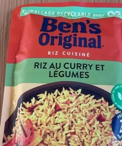 Riz au curry et légumes