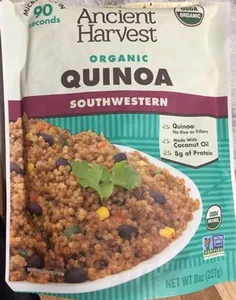 Southwestern organic quinoa, southwestern