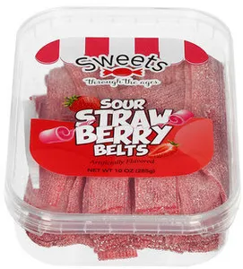 Sour Strawberry Belts