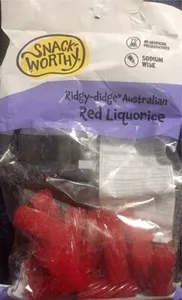 Ridgy-didge Australian red liquorice