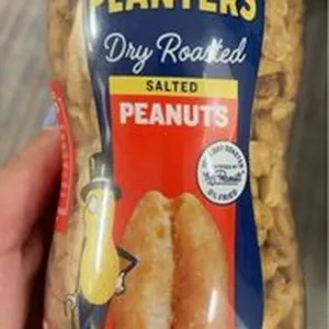 Dry roasted salted peanuts