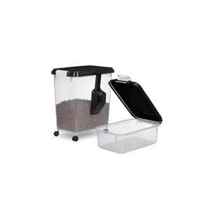 Förvaringslåda för hundmat, 2 st