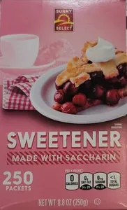 Sweetener made with saccharin