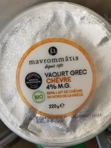 Yaourt grec bio chèvre
