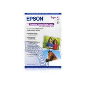 Fotopapper Epson Premium Glossy A3+, 255g