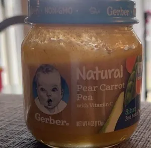 Natural Pear Carrot Pea