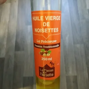 Huile vierge de noisettes