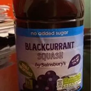 Blackcurrant squash