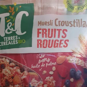 muesli fruits rouges