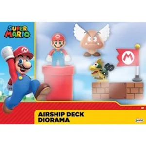 Super Mario Diorama Set Airship Deck