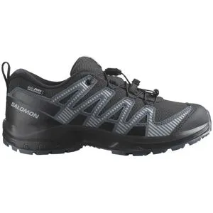 Salomon XA Pro V8 Waterproof Junior, 36, Black/Turbulence/Quarry