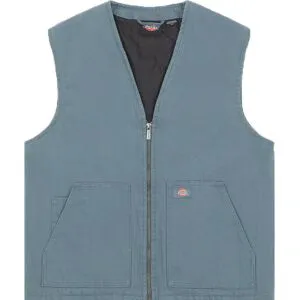 Dickies Men's Duck Canvas Summer Vest Stormy Weather S