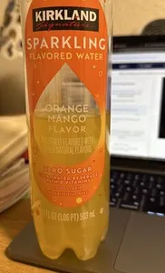 Sparkling Flavored Water Orange Mango Flavor