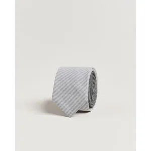 Thom Browne Uni Stripe Tie Light Grey