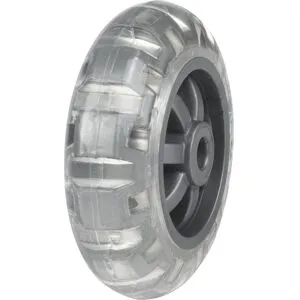 Swede-Wheel Inline-hjul 75x24x08 mm, PVC, transparent