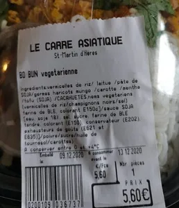 Bo bun vegetarien