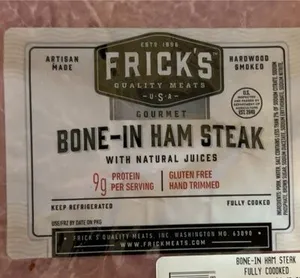 Bone in ham steak