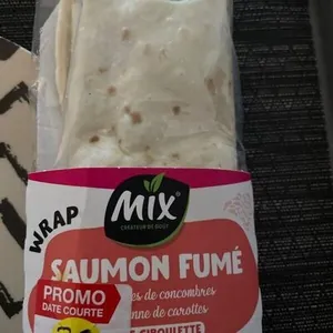 Wrap saumon fumé