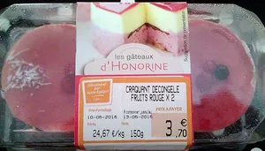 Craquant Décongelé Fruits Rouge *2