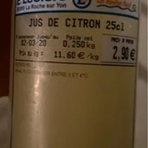 Jus de citron