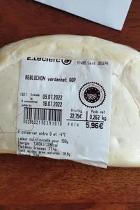 Reblochon verdannet AOP