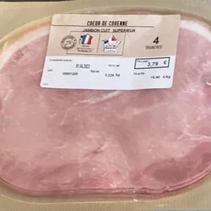 Jambon cuit superieur