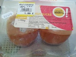 Donut's natures sucrés