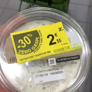 Tzatziki au yaourt grec