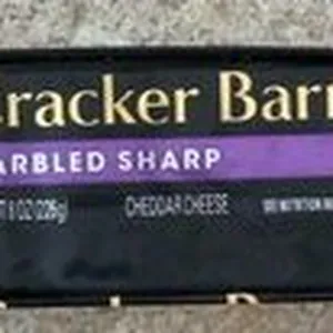 Cracker barrel marbled sharp cheddar cheese