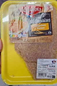 Escalopes dinde panées