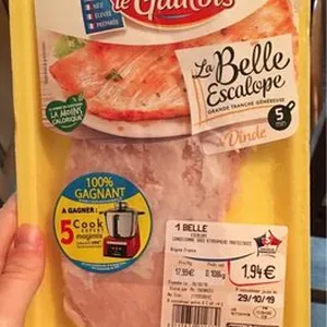 La belle escalope de dinde