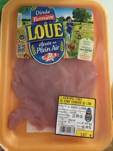 Escalopes fines de dinde fermière de loué