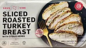 Sliced Roasted Turkey Breast With Citrus Herbs