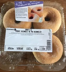 Donuts natures sucrés