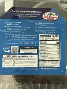 Chicken Breast Bell & Evans