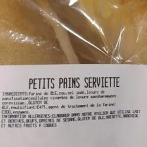 PETITS PAINS SERVIETTE