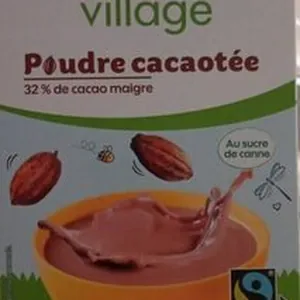 Poudre cacaotée