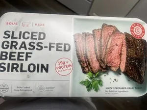 Sliced Grass-Fed Beef Sirloin Steak