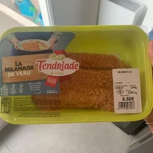 Veau la milanaise Tendriade