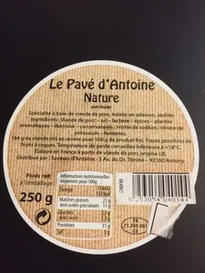 Le pavé d'Antoine