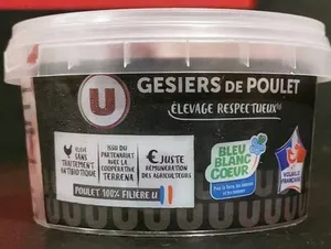 Gésiers de poulet