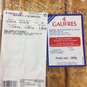 4 Gaufres