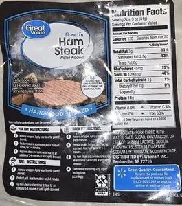 Bone in Ham Steak