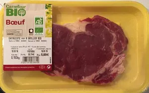 Entrecôte à griller bio