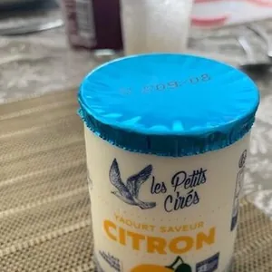 Yaourt saveur citron