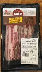 Poitrine plate de porc