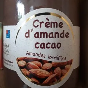 Crème  d amande  cacao