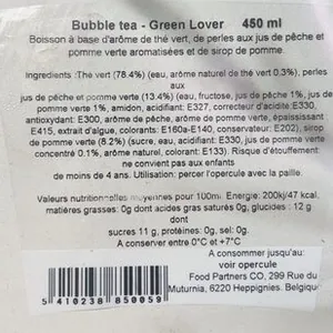 Bubble tea - Green Lover